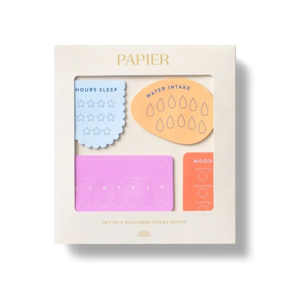 🛍️3/$10🛍️ PAPIER Wellness Sticky Notes - Picture 1 of 3